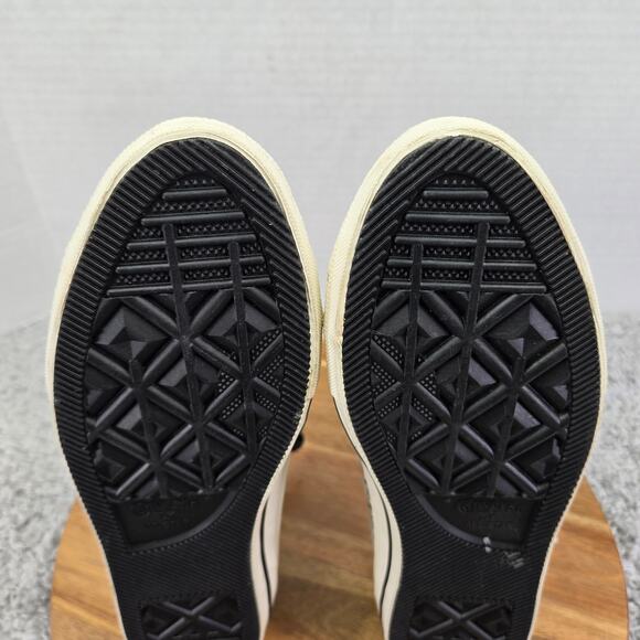 Converse Womens 9 CTAS All Star Ox Gemma Low Black White Oreo Y2K Daily Sneakers - Picture 9 of 12